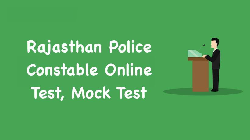 Rajasthan Police Constable Online Test