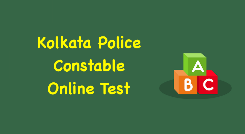 Kolkata Police Constable Online Test