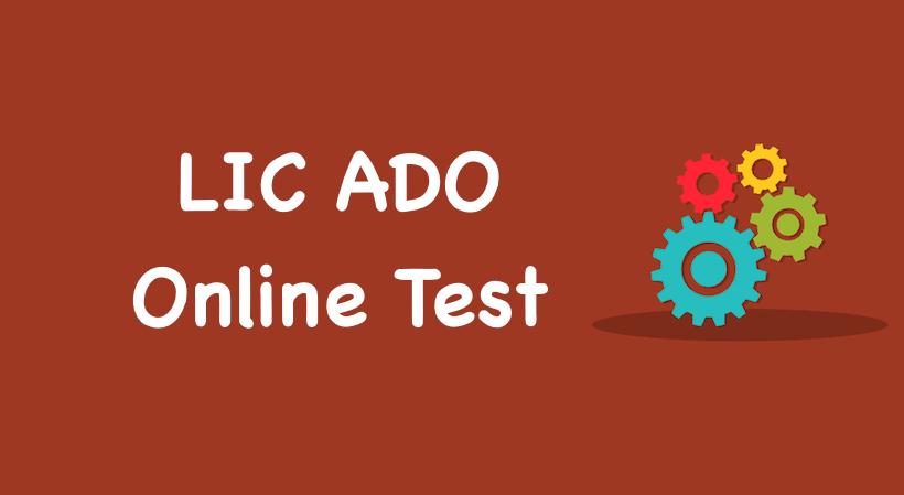 LIC ADO Online Test