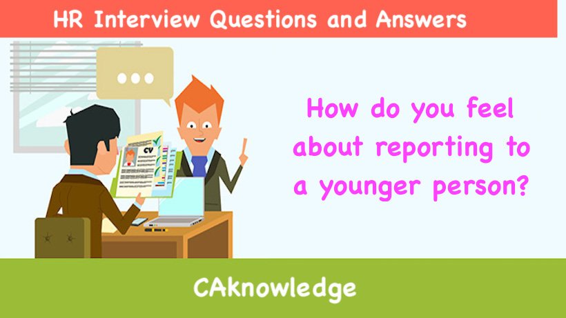How do you feel about reporting to a younger person?